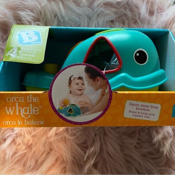 *NIB* B Kids Orca The Whale Baby Sorting Bath Toy - Picture 1 of 3